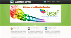 Desktop Screenshot of leafimagingsupplies.com