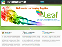 Tablet Screenshot of leafimagingsupplies.com